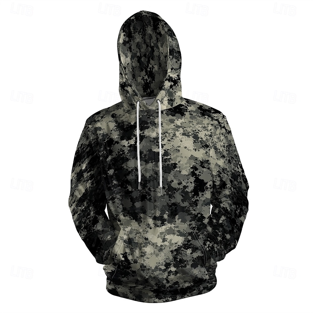 Homens Gráfico camuflagem Moletom Moletons Férias Diário Manga Longa Com Capuz Férias Esportes Para Noite Camuflado Estampado Inverno Primavera & Outono Designer de 2025 por $36.99 –P4