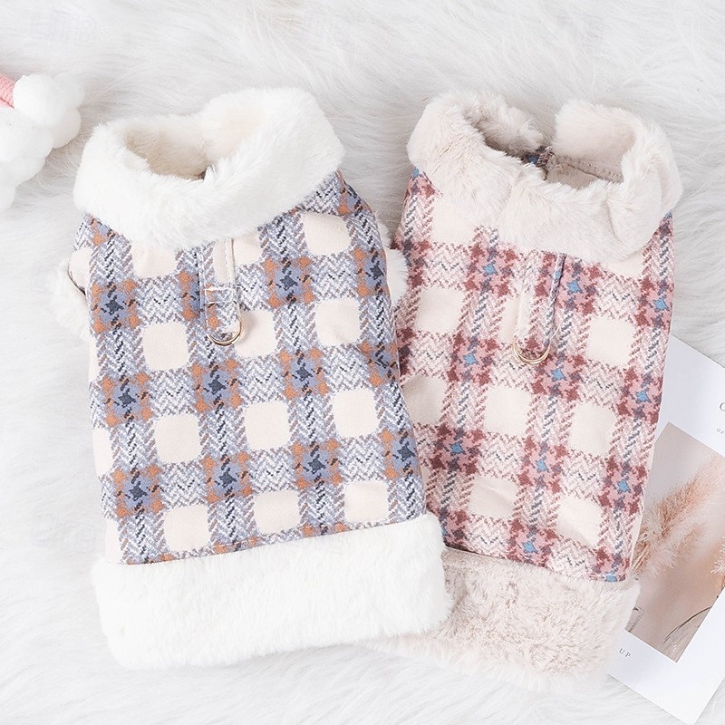 Psy Płaszcz Kurtka Moda Zima Ciepłe Moda Wygodny Na zewnątrz Sporty na świeżym powietrzu w pomieszczeniach Ubranka dla psów for Small Średnie 2025 - $17.99 –P2