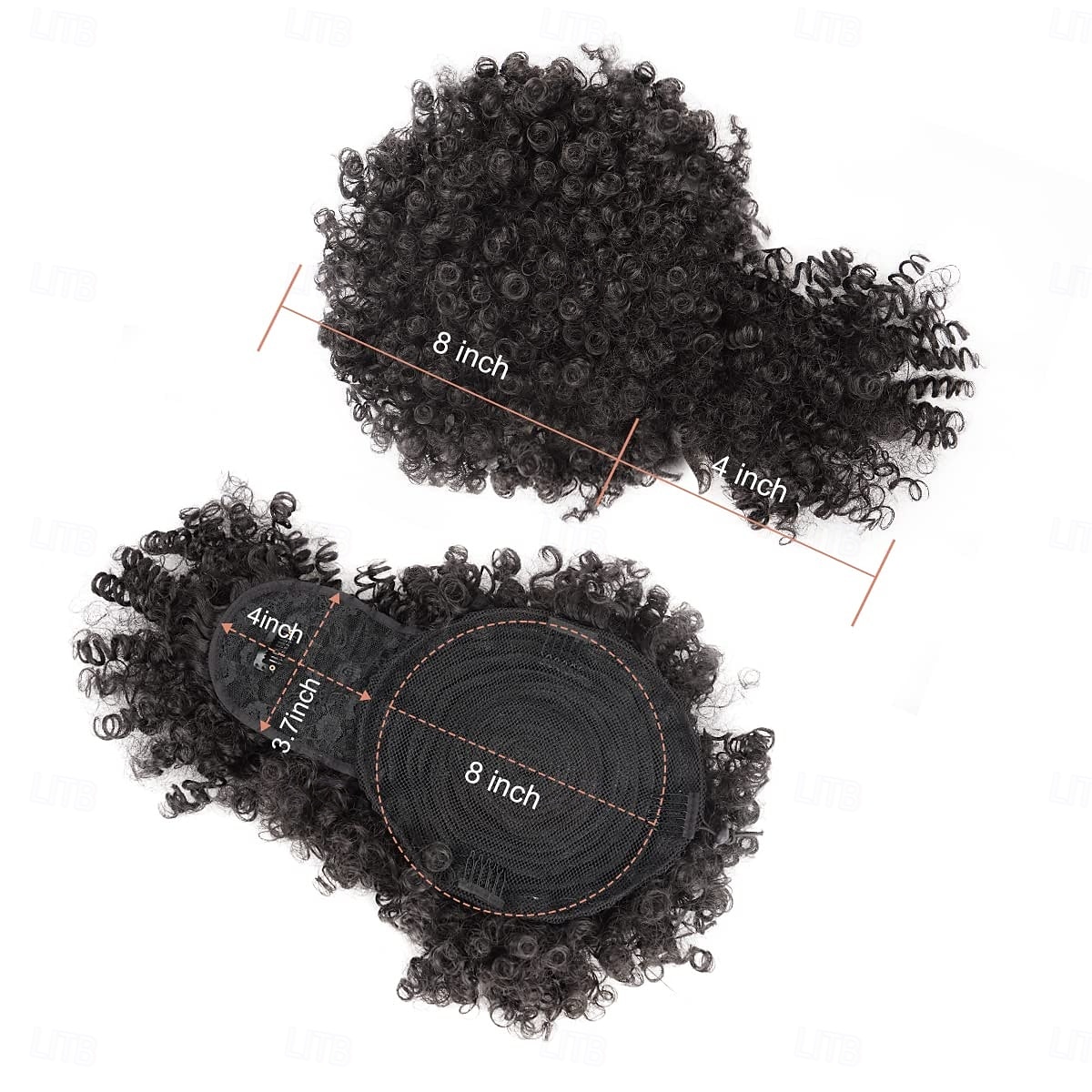 Afro Puff Drawstring Ponytail with Bangs Drawstring Ponytail for Women Kinky Curly Hair Clip in Bangs Short Ponytail Hair Extensions Updo Hairpieces 2026 - $12.99 –P9