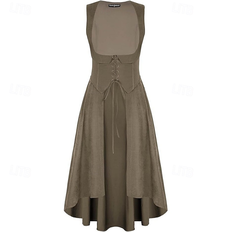 Středověké Renesanční Koktejlky Cosplay kostým Plesové šaty Viking Outlander Maškarní kostým Dámské Keltské Pirát Fantazie Plesová maškaráda LARP Ren Faire Festival Dospělé Šaty 2026 - $32.99 –P4