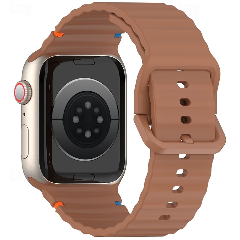 Sportszíj Kompatibilis valamivel Apple Watch óraszíj 38mm 40mm 41mm 42mm 44mm 45mm 49mm Elasztikus Állítható Szilikon Csere óraszíj mert iwatch Ultra 2 Series 9 8 7 SE 6 5 4 3 2 1 2025 - $10.99 –P19