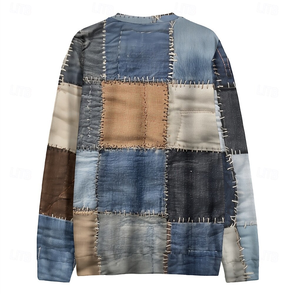 Hombre Graphic Retazos Sudaderas Sudadera con capucha Manga Larga Camisa de entrenamiento Con Capucha Vacaciones Fresco Diario Print Vacaciones Deporte Noche Estampado Invierno Primavera & Otoño 2025 - $29.99 –P3