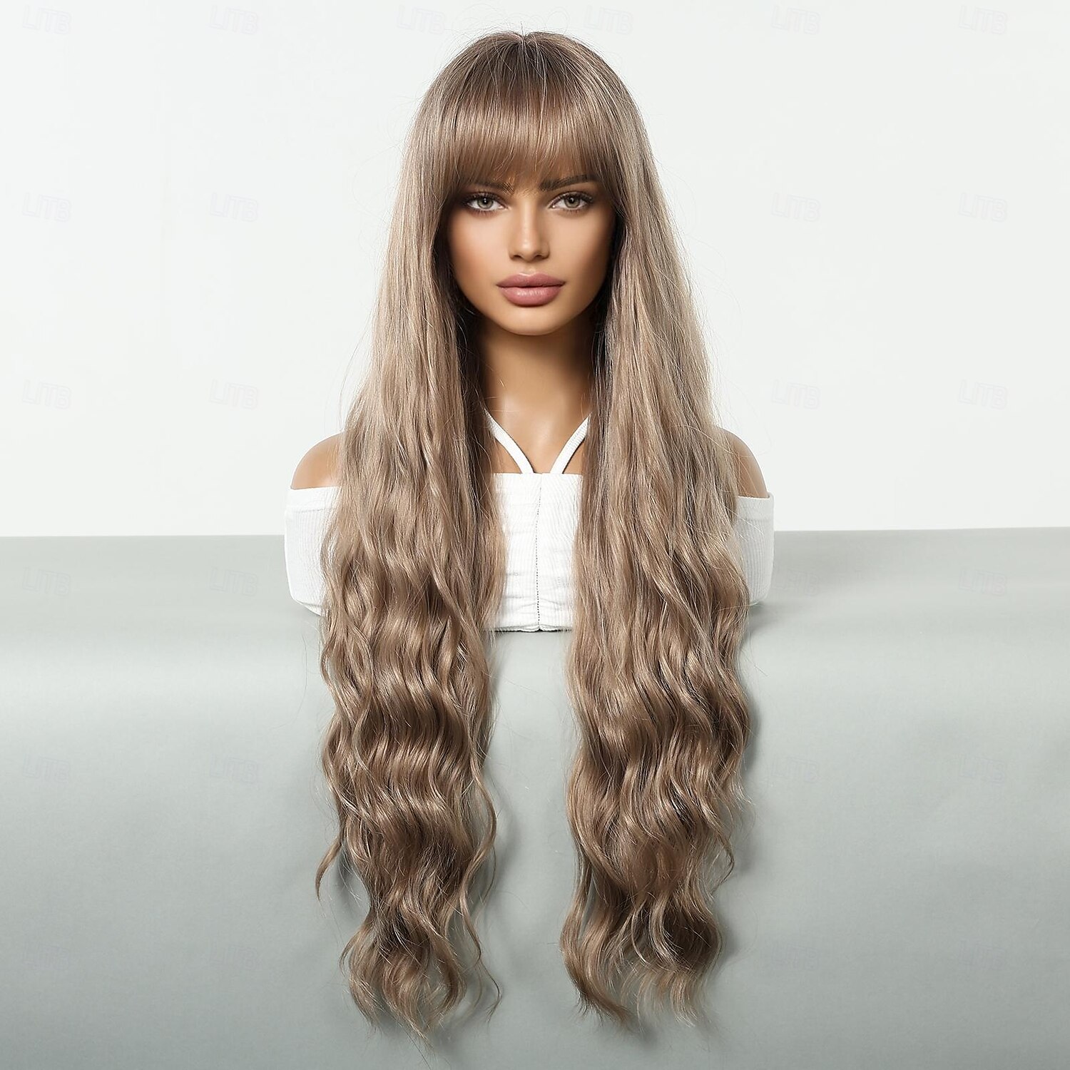 Synthetische pruiken Uniformen carrière Kostuums Prinses Gekruld Golvend Middelste stuk Gelaagd kapsel Met pony Machinegemaakt Pruik 76.2 cm Donker Bruin Synthetisch haar Dames Cosplay Feest Modieus 2025 - $26.99 –P3