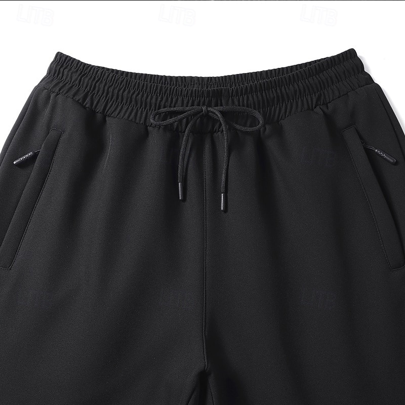 Homens Calças de lã Calças Esportivas Corredor Calças Calça casual Com Cordão Cintura elástica Tecido Prova-de-Água Conforto Comprimento total Ao ar livre Casual Diário Esportes Moda Preto Verde de 2025 por $25.99 –P7