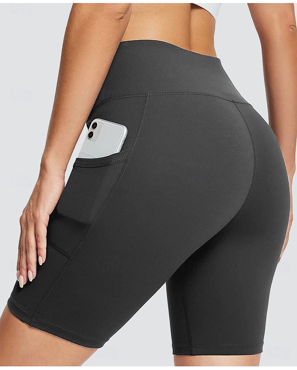 Per donna Pantaloncini da ciclismo Bicicletta Pantaloncini Vestibilità aderente Gli sport Elastico Traspirante Nero Blu scuro Abbigliamento Abbigliamento ciclismo del 2026 a $25.99 –P9