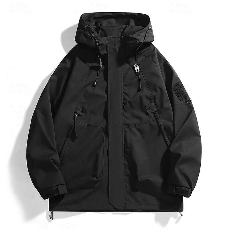Voor heren Softshell jas Wandeljack Buitenshuis Winddicht Waterbestendig Windjack Reizen Zwart Paars Bruin Groen Khaki 2025 - $35.99 –P9