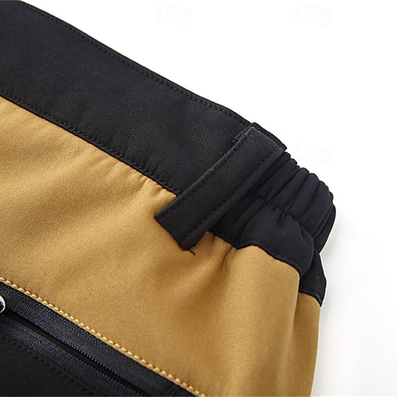 Herren Cargohosen Wanderhose Wanderhosen Taktische Hosen Militär Patchwork Winter Außen Regular Fit warm Fleece-Futter Wasserdicht Hosen / Regenhose Armeegrün Khaki Jagd Klettern Camping / Wandern 2025 - $45.99 –P18
