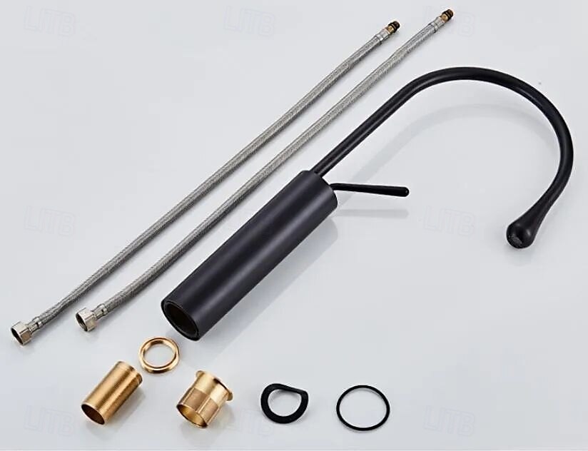 Waschbecken Wasserhahn - Wasserfall Galvanisierung Mittellage Einhand Ein LochBath Taps 2025 - $137.99 –P1