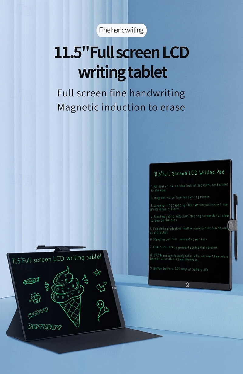 11.5 Inch Business Style Full Screen Clear Handwriting Writing Tablet Memo Pad Protective Case For Meeting Office Gifts 2025 - $39.99 –P1