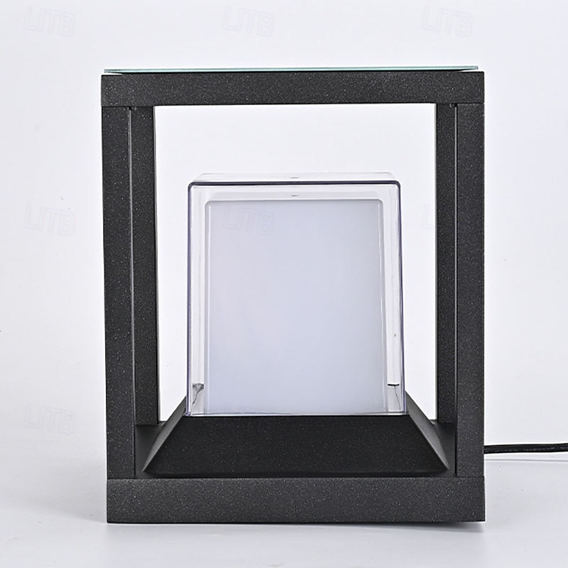 luz de parede externa led branco quente 26cm quadrado jardim poste luz pilar poste lanterna decoração lâmpada e26/e27 para piscina 110-240v de 2026 por $222.49 –P2