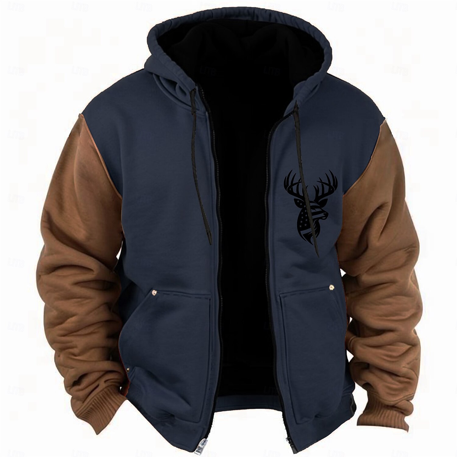 Per uomo Ogni Felpa con Cappuccio Felpe con cappuccio Felpa Moda Cool Manica Lunga Con Cappuccio Vacanza Palestra Blu Azzurro cielo Coulisse Autunno Inverno progettista del 2025 a $30.99 –P1