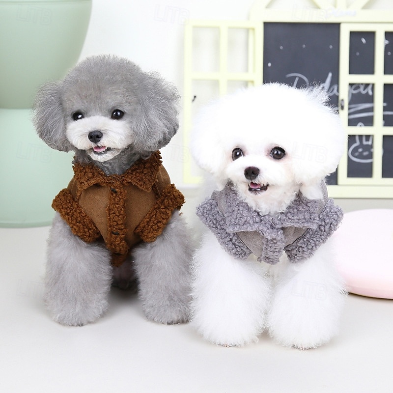 2025年 犬用 コート ジャケット ベスト ファッション 冬 反射 ウォーム ファッション 快適 アウトドア 日常着 部屋着 犬服 for Small 中量  コレクション – $16.99 –P2