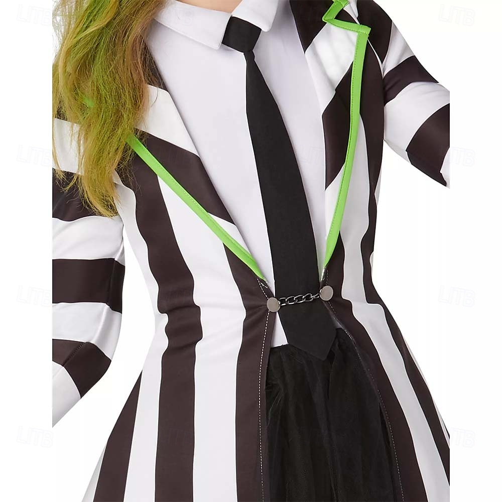 Beetlejuice Zombie Lydia Deetzová Kostým Dětské Dospělé Dámské Dívčí Horor Výkon Párty předvečer Všech svatých Karneval Jednoduchý karnevalový kostým 2025 - $74.99 –P9