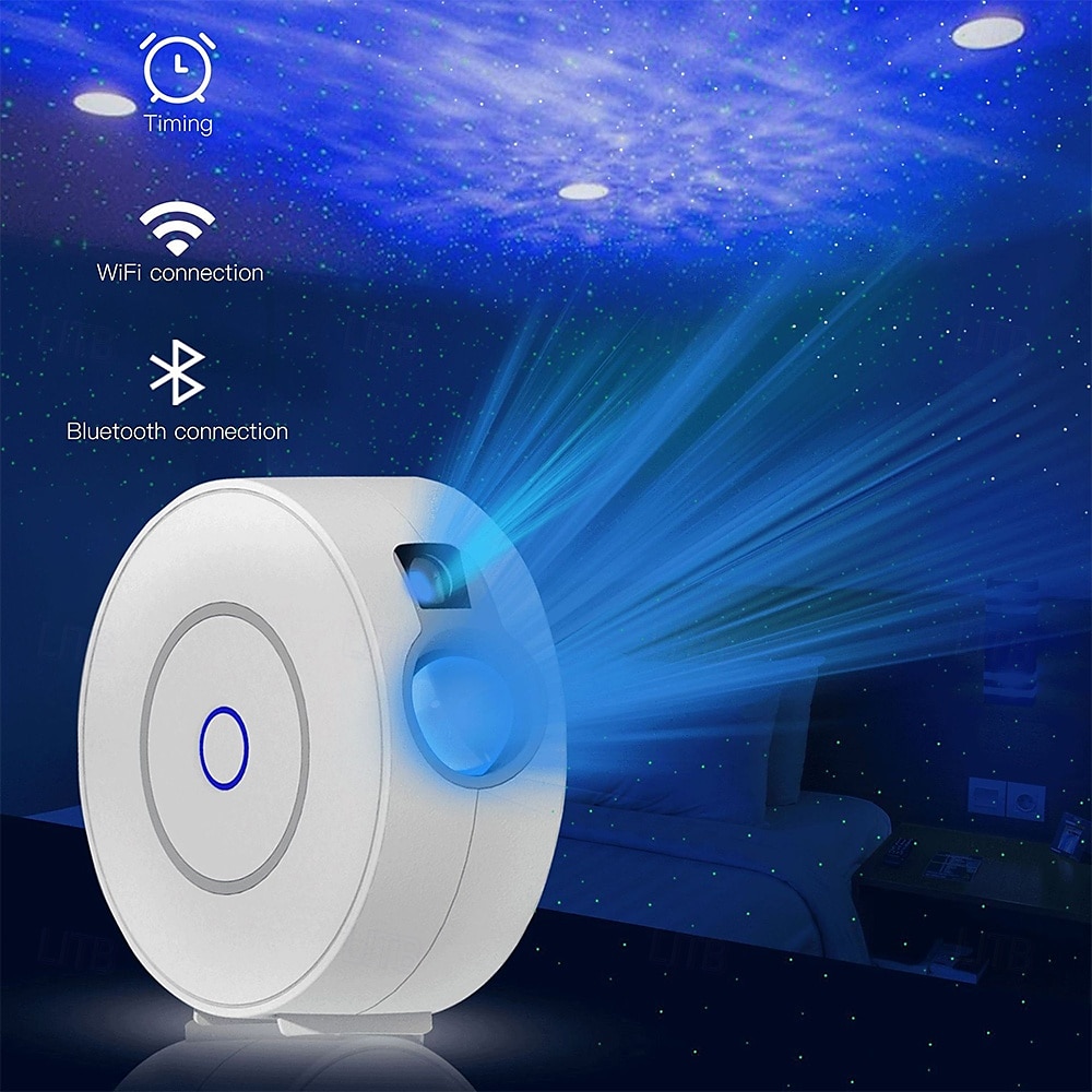Tuya WiFi Smart Galaxy Star Projector, APP Control Nebula Projector for Holiday Parties and Birthday Gifts for Halloween 2025 - $73.99 –P2