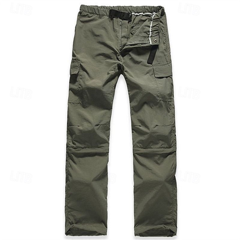 Voor heren Combatbroek Cargohosen Wendbare Hosen Militair Buiten Normale pasvorm waterdicht Ademend Sneldrogend Broeken / Regenbroek / Overbroek Elastische taille Leger Groen donkergrijs Jagen 2025 - $29.99 –P10