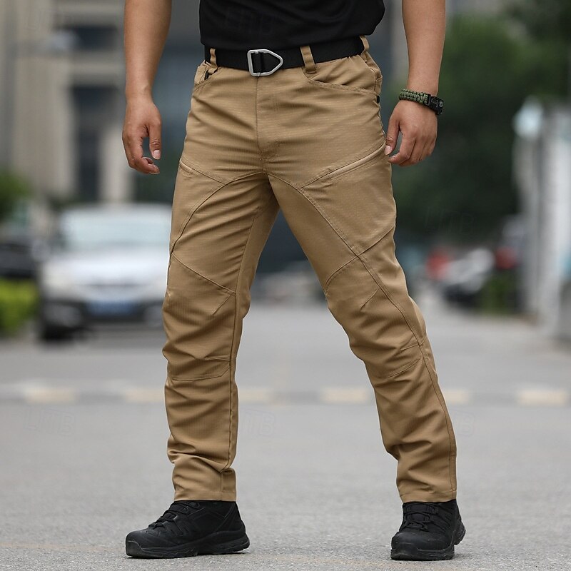 Bărbați Pantaloni Cargo Pantaloni tactici Pantaloni Παντελόνι πεζοπορίας Nasturi Multi Buzunare Simplu Purtabil În aer liber Zilnic Camping și drumeții Modă Clasic Sötét khaki Negru 2025 - $25.99 –P9