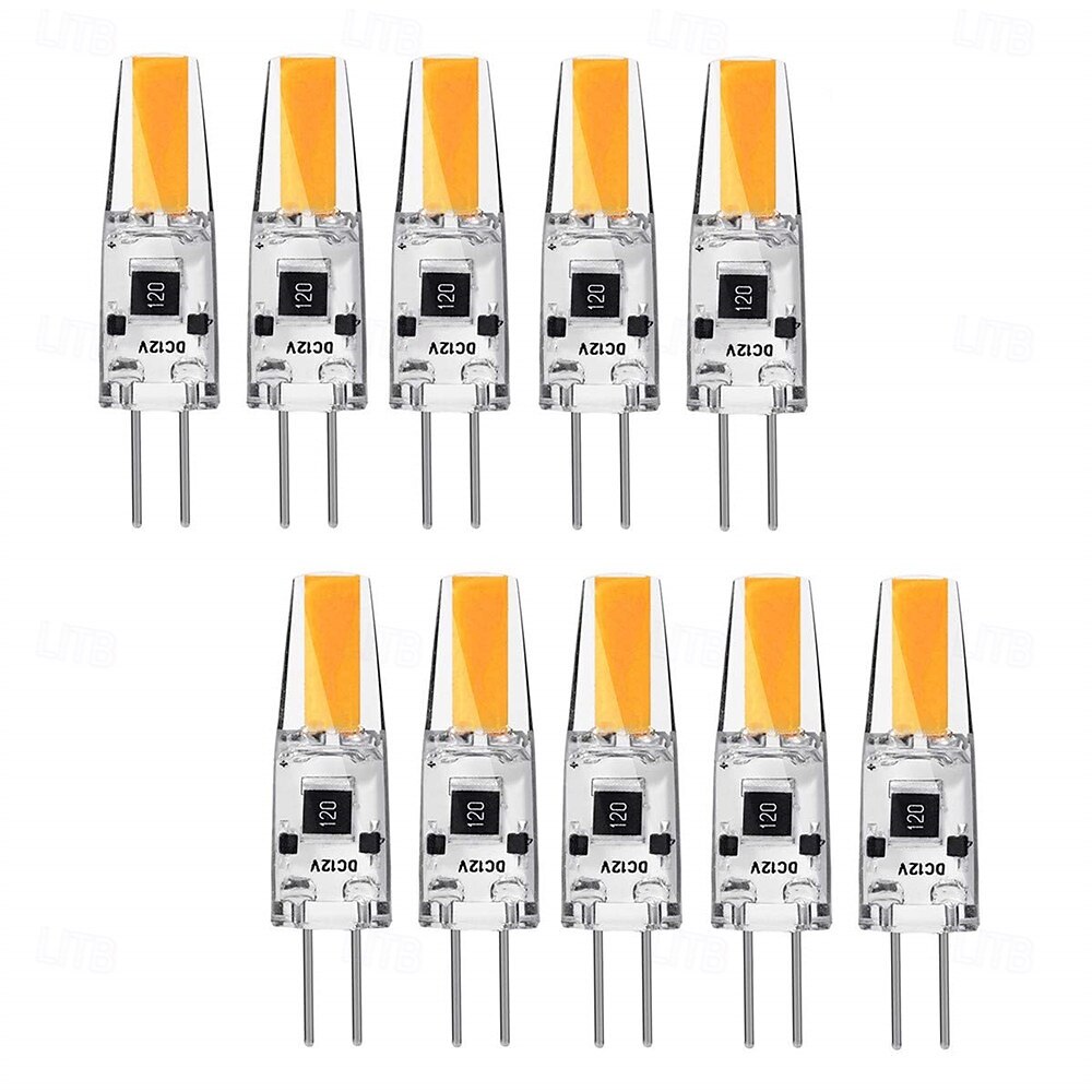 10 pezzi lampadine a led g4 bi-pin 2w ad alta efficienza, senza sfarfallio per lampadari di cristallo, pendenti, cucina, studio, bagno del 2025 a $34.99 –P1