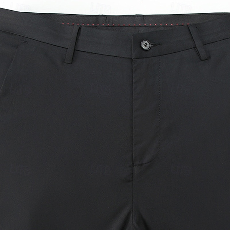 Pánské Promoce Oblekové Kalhoty Kalhoty chinos Knoflíky Kapsy Bez vzoru Pohodlné Formální Párty Práce Módní Klasický styl Černá Námořnická modř Lehce elastické 2025 - $29.99 –P11