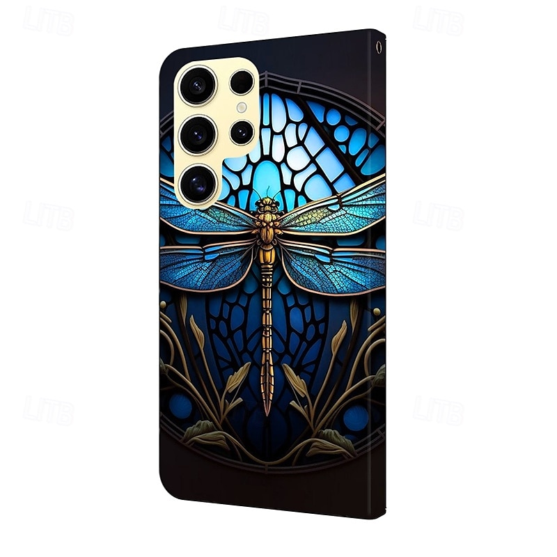 telefone Capinha Para S24 Ultra S24 Plus S24 S23 S23 Ultra S22 S22 Plus Ultra S21 Ultra S21 FE S21 Capa traseira Com Suporte Antichoque Retro Couro PU de 2025 por $14.99 –P9