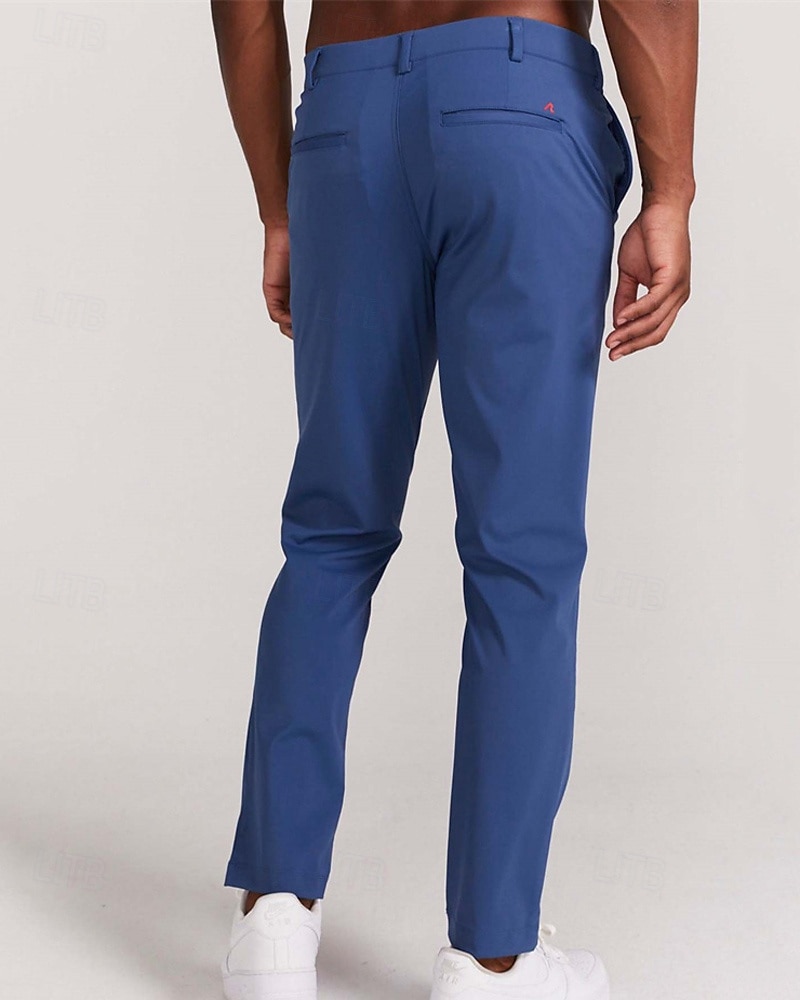 Voor heren Pakken Broek Chinese Knop Zak Effen Comfort Formeel Feest Werk Modieus Klassieke Stijl Zwart Wit Micro-elastisch 2026 - $12.49 –P15