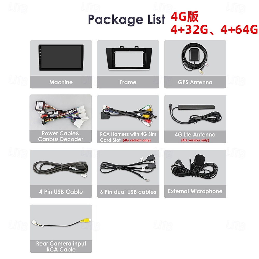 Automotive Multimedia Player for 2015 - 2018 Subaru Outback Car Radio Android Automotive Multimedia Player Navigation Carplay 2025 - $200.69 –P8