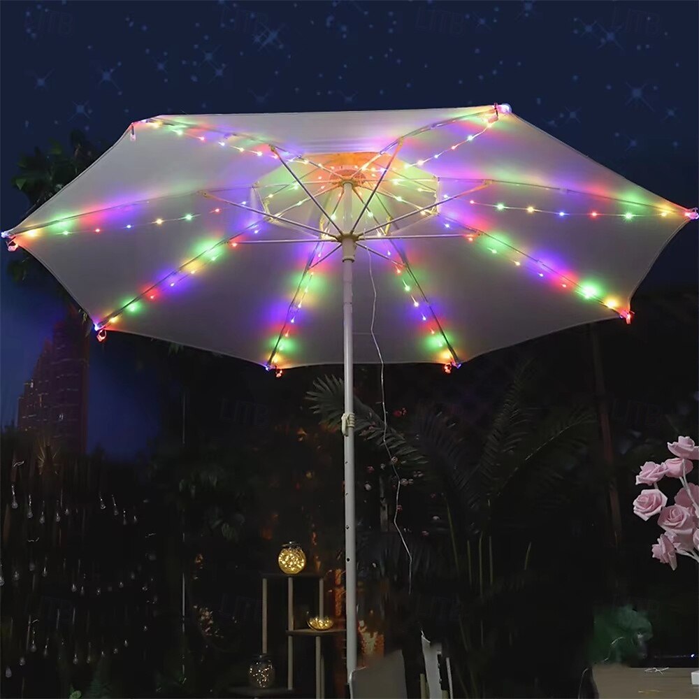Luce solare da tenda a 104 LED con telecomando ideale per il campeggio natalizio&amp;avventura in spiaggia del 2025 a $25.99 –P6