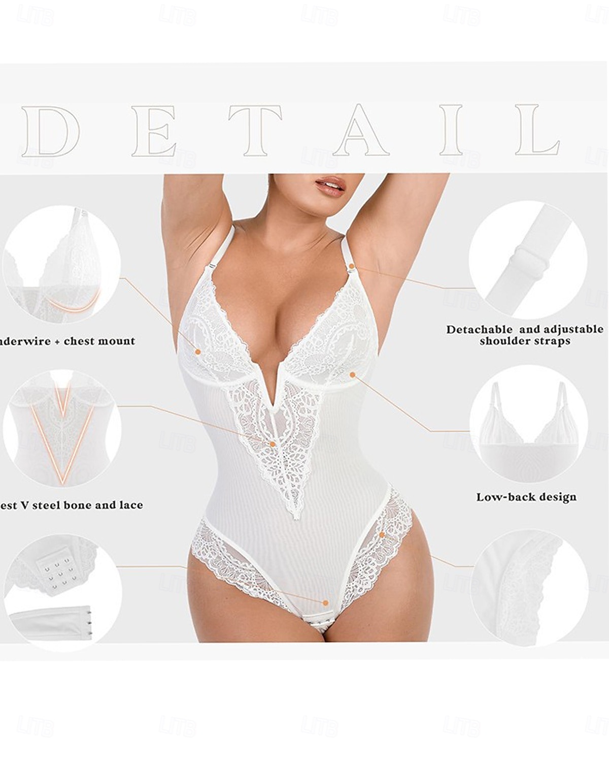 γυναικεία δαντέλα νυχτικά - νάιλον spandex μονόχρωμα ρούχα για το σπίτι 2026 - $26.99 –P10