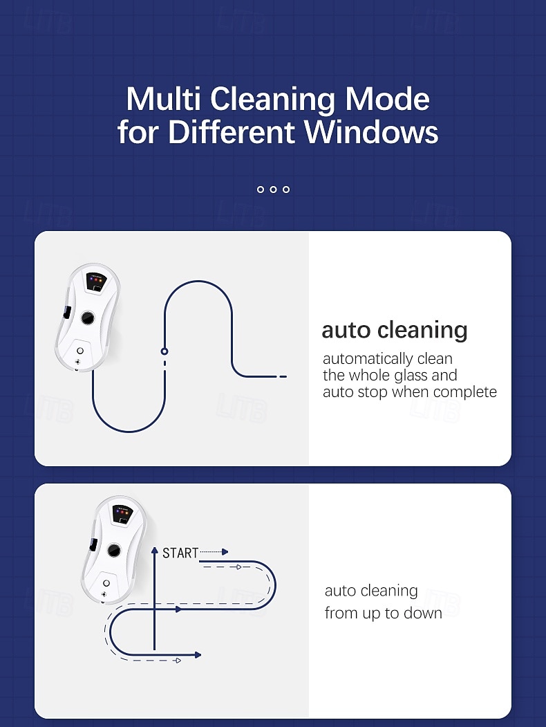 Window Cleaning Machine With Water Tank Automatic Water Spray Planning Type Fully Automatic Window Cleaning Robot 2025 - $103.99 –P6