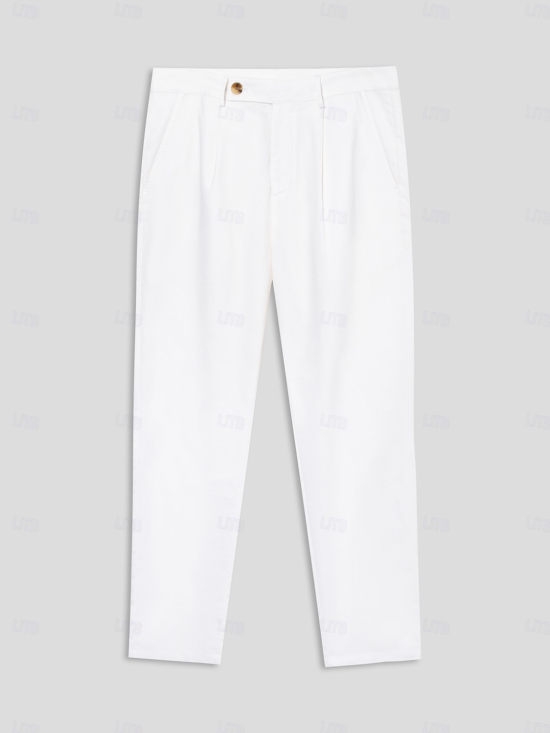 Pánské Plátěné kalhoty Kalhoty chinos Pevná barva Plná délka Svatební Párty Venkovní Elegantní prázdniny Černá Bílá Lehce elastické 2025 - $26.99 –P6