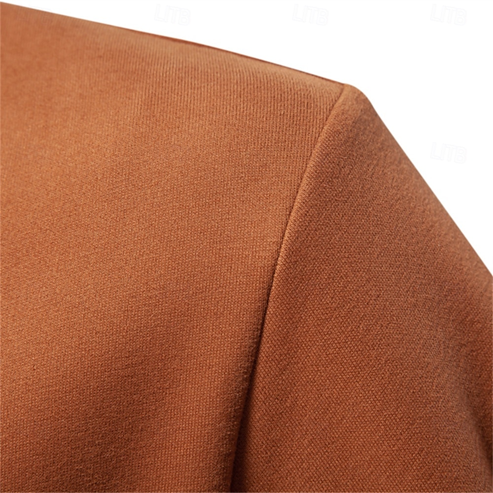 felpe con collo finto e cerniera a un quarto da uomo, pullover casual patchwork, felpa in misto cotone per uomo del 2025 a $37.99 –P4