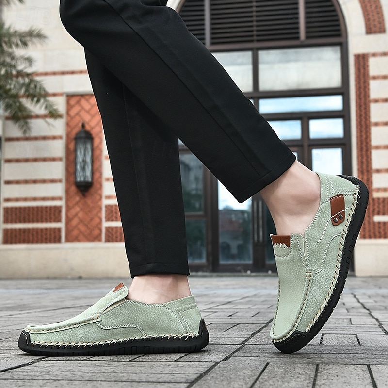 pánské ležérní slip-on mokasíny, lehké prodyšné boty z umělé kůže s protiskluzovou podrážkou, ideální pro každodenní nošení a outdoorové aktivity 2025 - $54.99 –P3