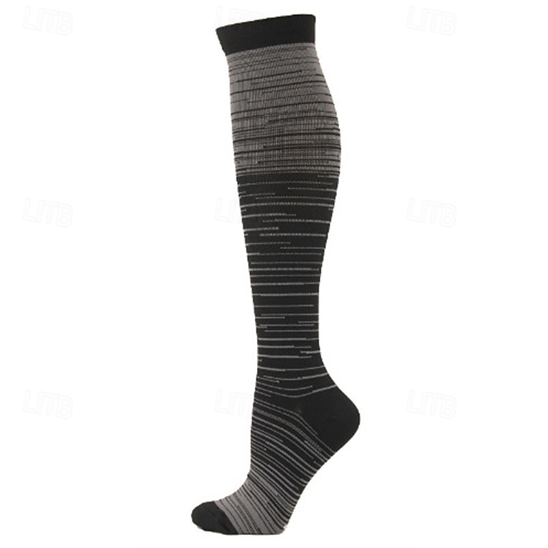 5 coppie Per uomo Calze a compressione Calzini da scalata Esterno Traspirante Morbido Elastico Comodo Calzini / Calze Calzini a compresione Collage Chinlon Grigio scuro Giallo Blu per Caccia Ciclismo del 2025 a $12.99 –P7