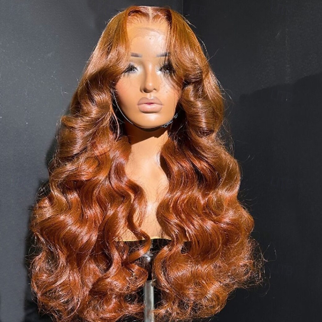 Cabelo Humano 13x4 Lace Front Peruca Parte livre Cabelo Brasileiro Ondulação Larga Curva solta Marrom Peruca 130% 150% Densidade do Cabelo Suave Sem cola Pré-depenado Para Feminino Longo Perucas de de 2025 por $296.19 –P4