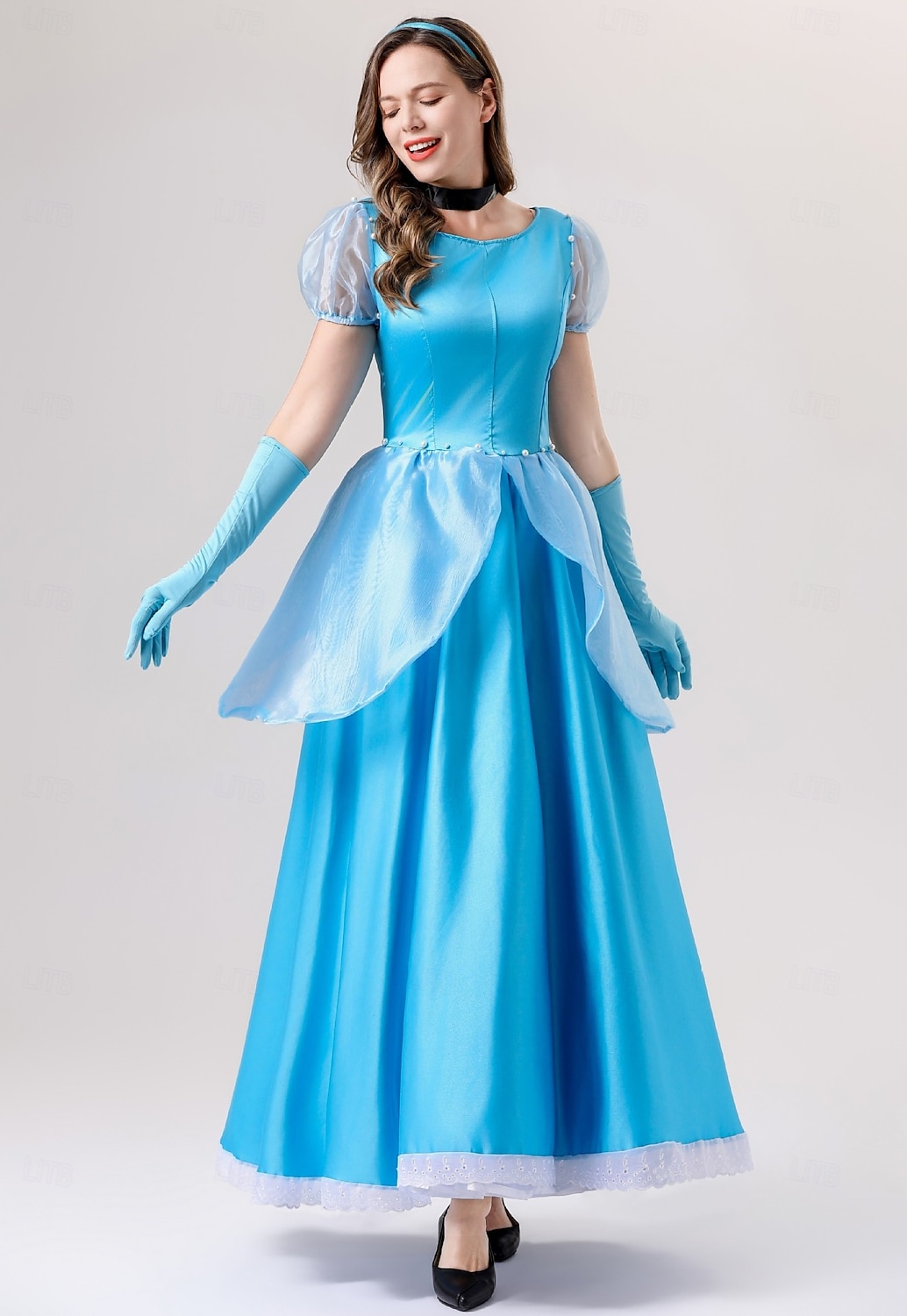 Popelka Princeznovské Šaty Cosplay kostým cosplay Filmové kostýmy for Dámské Dospělé Karneval Plesová maškaráda Večírek loučení se svobodou nevěsty 2025 - $60.99 –P3