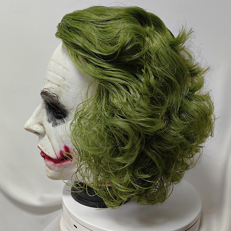 Schrecklicher Joker 2 Clown King Kong Maske Voller Kopf Realistische Maske Erwachsene Herren Damen Gruseliges Kostüm Party Halloween Karneval Einfaches Karnevalskostüm 2025 - $33.99 –P3