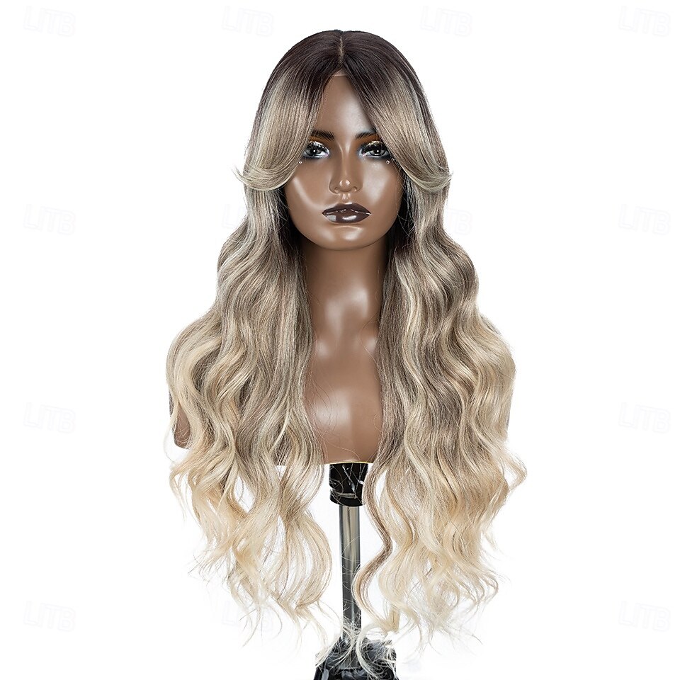 perruque frontale en dentelle 13x4 en cheveux humains remy, partie latérale, partie centrale, partie libre, cheveux brésiliens ondulés, perruque multicolore gris foncé, densité 130% 150% 180% avec de 2025 ? $260.69 –P1