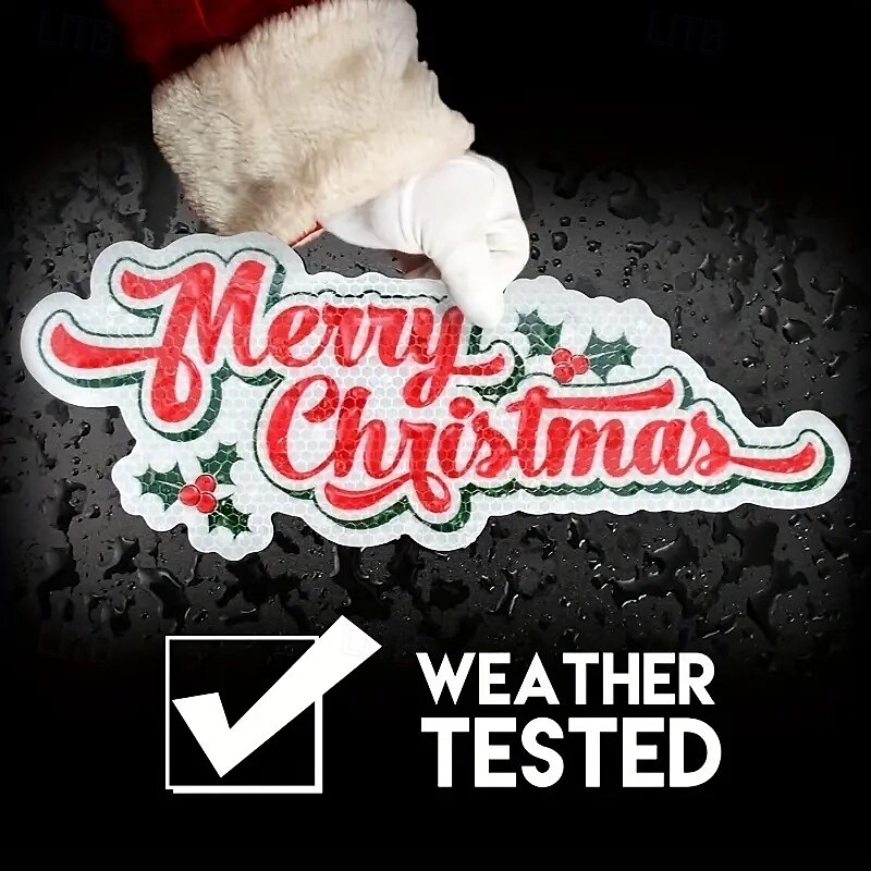 Christmas Reflective Car Magnets Refrigerator Magnets Christmas Magnetic Car Stickers 2025 - $13.99 –P4