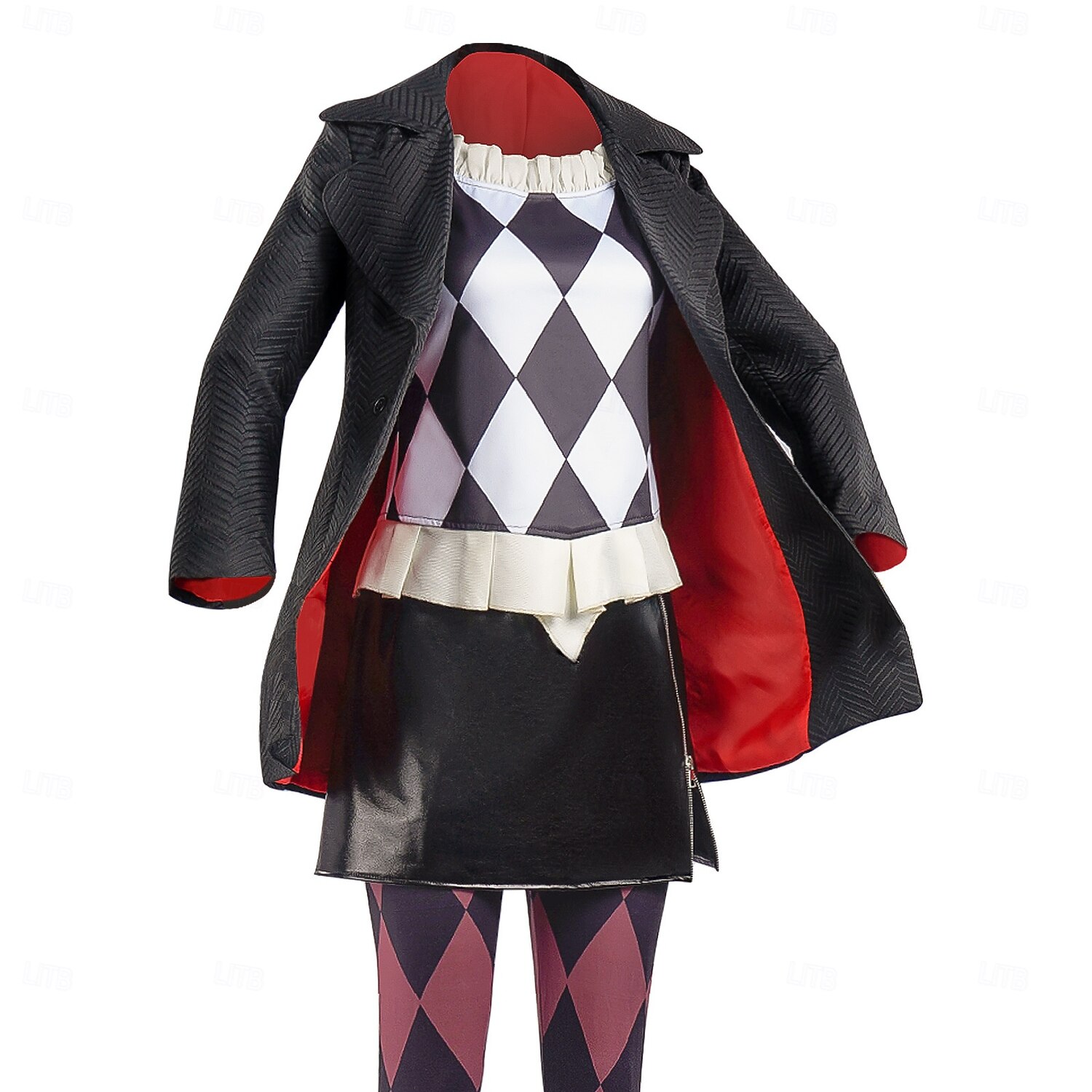 Joker Joker: Folie à Deux Harley Quinn Cosplay-kostym Kläder Herr Dam Film-cosplay Cosplay Karnival Maskerad Fest / afton 2025 - $82.19 -P11