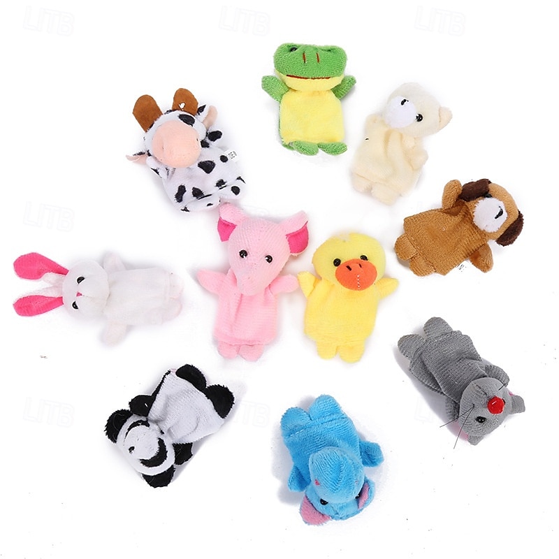 Finger Puppet Set  The Original Storytime Learning Aid  10 Pack/6 Pack  Puppets for Teachers  Parents  Students & Children - Storytelling Reading Prop 2025 - $18.84 –P4