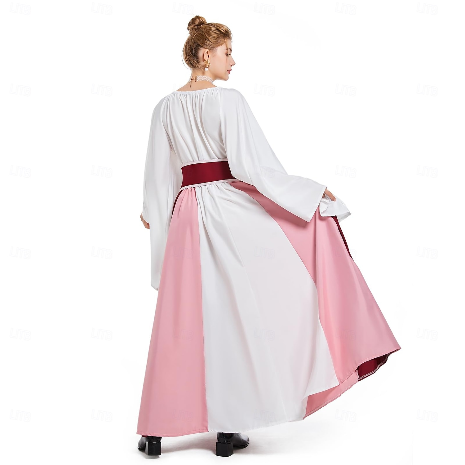 Retro Středověké Renesanční Šaty Šaty inspirované Regency Ren Faire Elf Viking Elfí Dámské Keltské Pirát Fantazie předvečer Všech svatých Karneval Plesová maškaráda Párty LARP Ren Faire Dospělé Šaty 2025 - $46.99 –P19