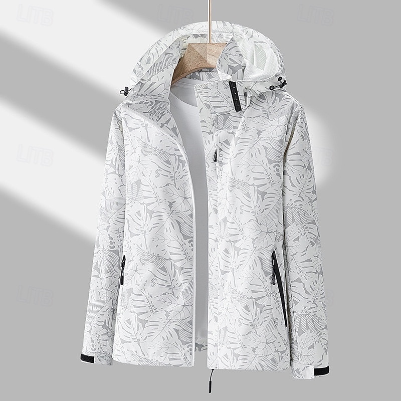 Mulheres Jaqueta Softshell Jaqueta de Trilha Quebra-Vento de Trilha Inverno Ao ar livre Botânico floral Prova-de-Água A Prova de Vento Bolso Múltiplo Zíper Frontal Jaqueta leve Zip Completo Campismo de 2025 por $15.49 –P2