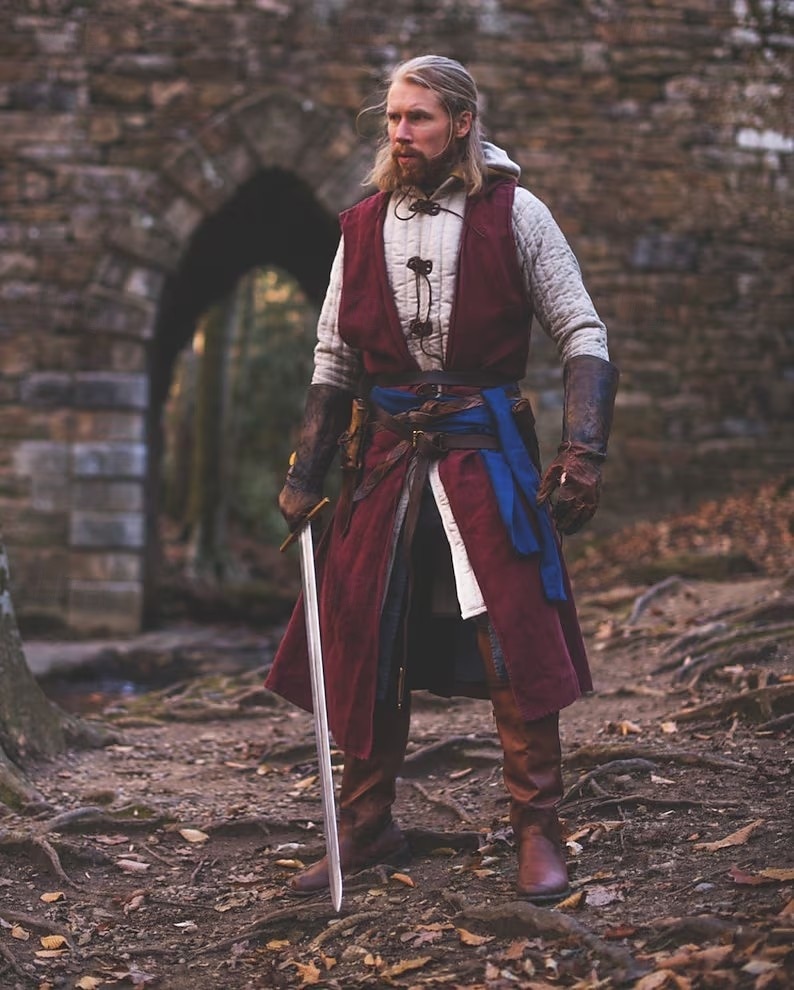 Medieval Renaissance 17th Century Shirt Tunic Ranger Elven Archery Fancy Dress Men's Viking Fantasy Halloween Carnival Masquerade LARP Adults' Shirt 2026 - $28.99 –P6