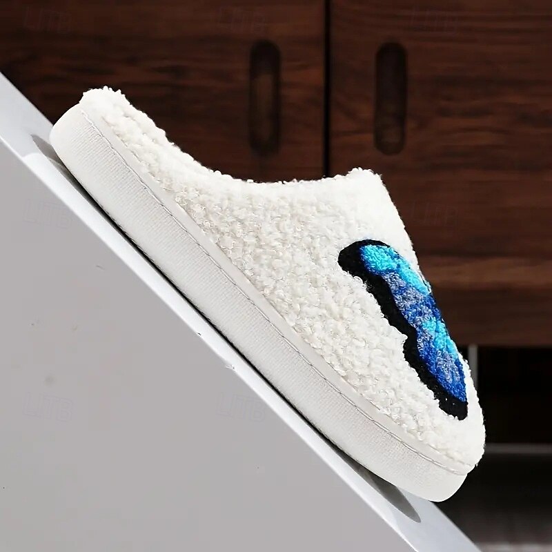 calde pantofole invernali in cotone per donna peluche da interno farfalla arcobaleno design comfort per la casa del 2025 a $16.99 –P3