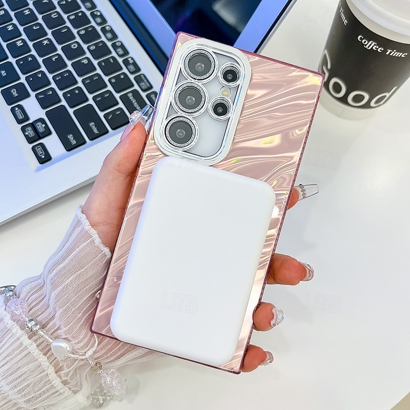 телефон Кейс для Назначение S24 Ultra S24 Plus S24 S24 ФЭ S23 Ultra А55 А35 А25 А15 5Г A54 S25 Ультра Кошелек для карт Магнитный Поддержка беспроводной зарядки с ремешком на запястье Ретро Покрытие 2025 - $17.99 –P5