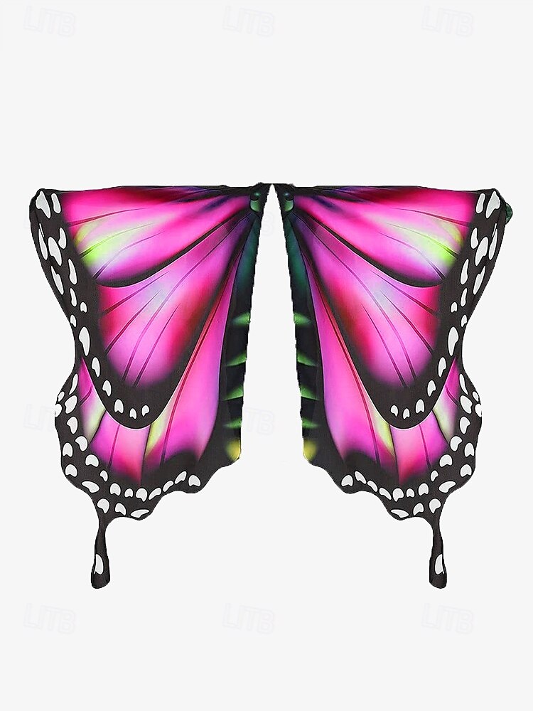 Vibrant Butterfly Wings Costume for Women - Colorful Party Accessory for Halloween, Cosplay, and Festivals 2025 - $18.99 –P8