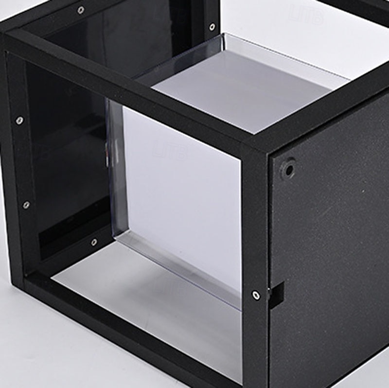 luz de parede externa led branco quente 26cm quadrado jardim poste luz pilar poste lanterna decoração lâmpada e26/e27 para piscina 110-240v de 2026 por $222.49 –P1