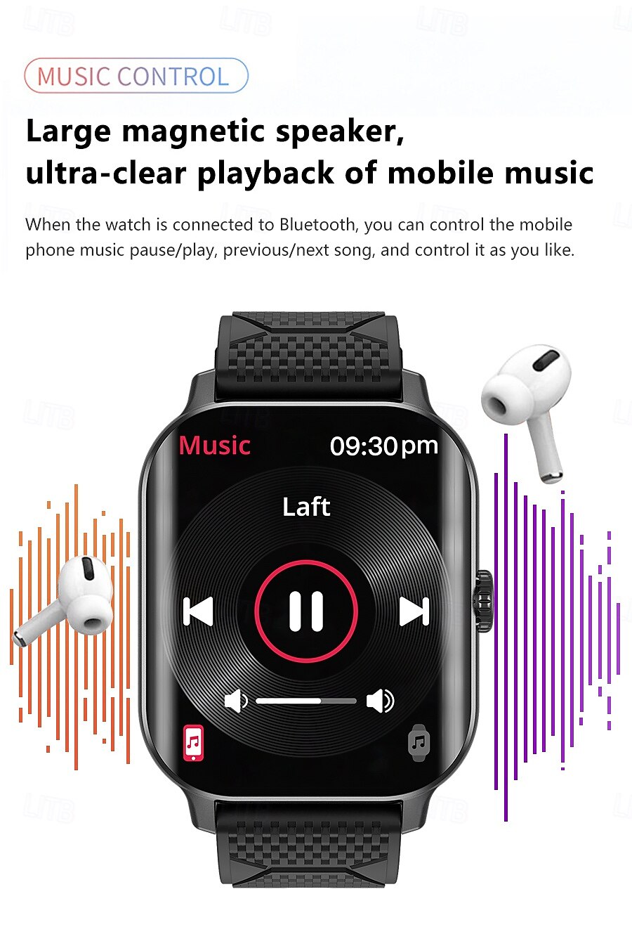 iMosi F12 Smart Watch 2.02 inch Smartwatch Fitness Running Watch Bluetooth Pedometer Call Reminder Activity Tracker Compatible with Android iOS Women Men Hands-Free Calls Media Control Message 2025 - $39.99 –P13