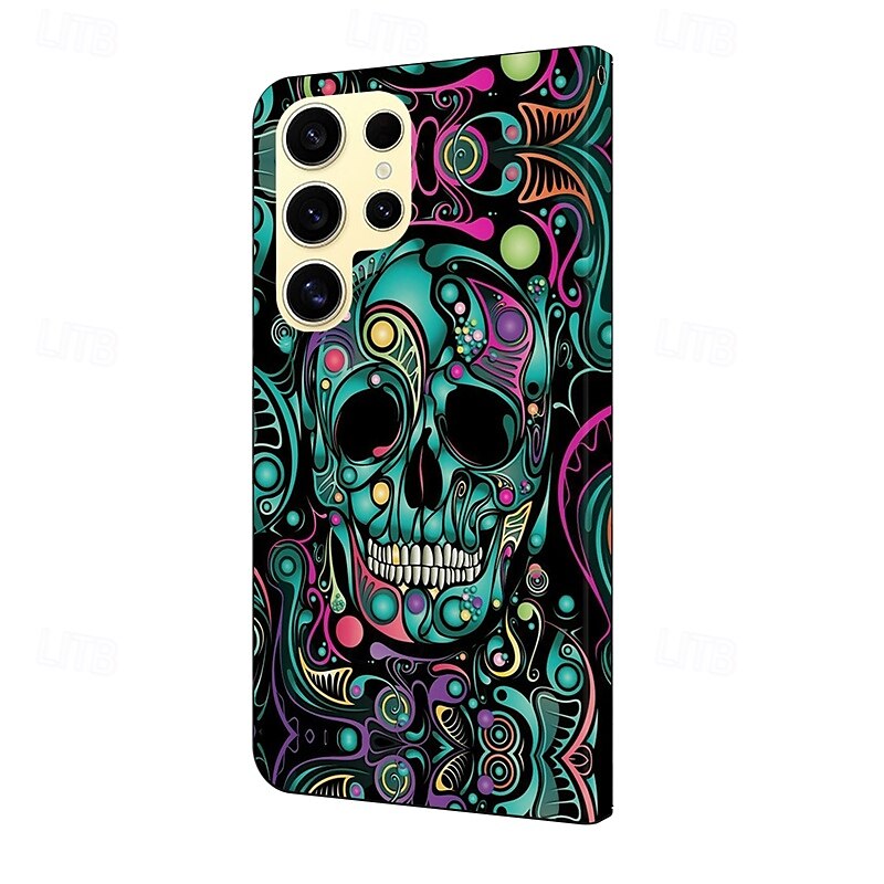 telefone Capinha Para S24 Ultra S24 Plus S24 S23 S23 Ultra S22 S22 Plus Ultra S21 Ultra S21 FE S21 Capa traseira Com Suporte Antichoque Retro Couro PU de 2025 por $14.99 –P7