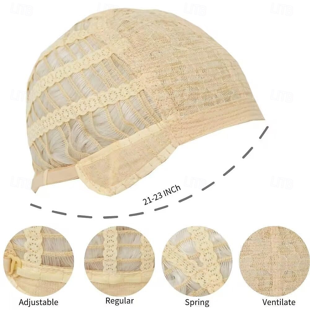 Short Curly Wig for Women 1920s Finger Wave Wig Cosplay Carnival Synthetic Hair Wigs Halloween Wigs 2026 - $19.49 –P7