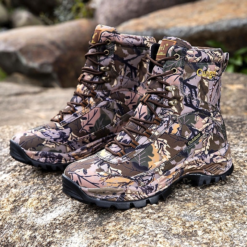 pánské maskáčové outdoorové boty – nepromokavé, odolné a lehké s protiskluzovou podrážkou pro lov a trekking 2025 - $89.99 –P2